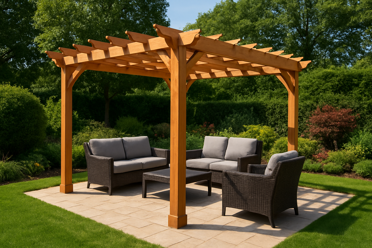 Pergola installation and construction Paphos Cyprus